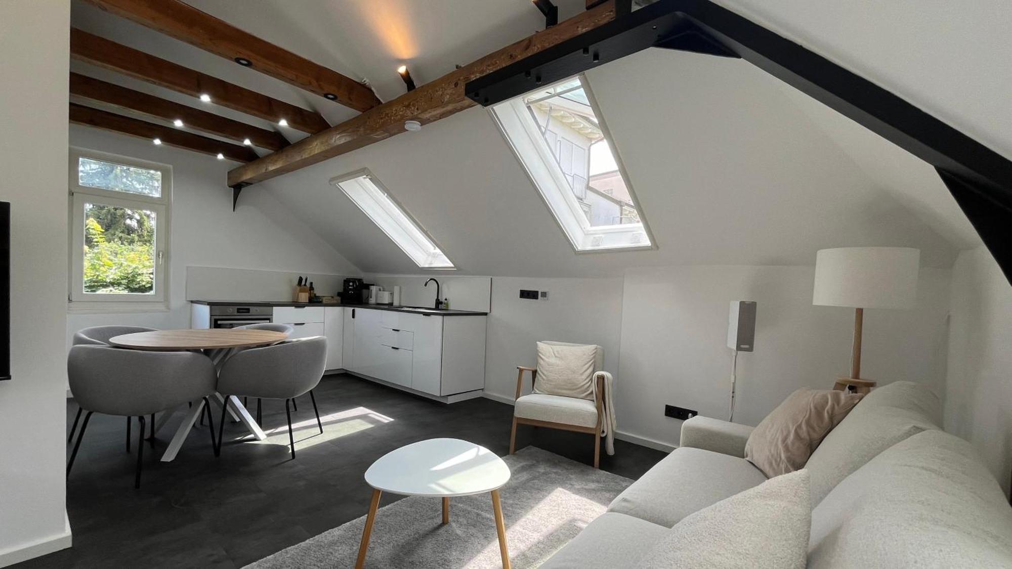 Ludwigshome - Zentrale Lage, Luxusbad, Workspace, Klima Ludwigsburg Esterno foto
